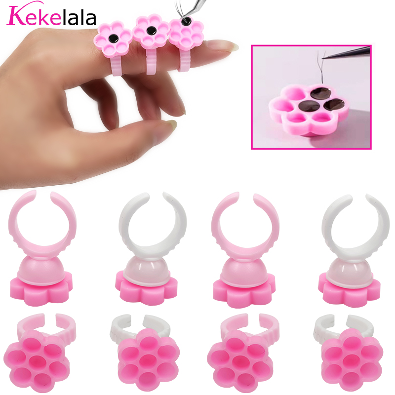 Eyelash Extension Volume Lashes - DIY Wimperverlenging Fans Bloeiende Cup Lijmhouder