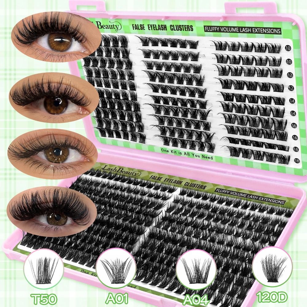 Eyelash Extension Wispy - Natuurlijke Look Kunstwimpers Bond & Seal