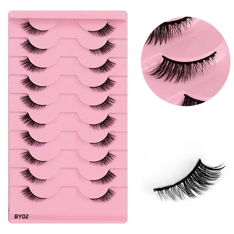 Eyelash Extension Fox Eye - Goodobe Half Eye 10 Paar Natuurlijke