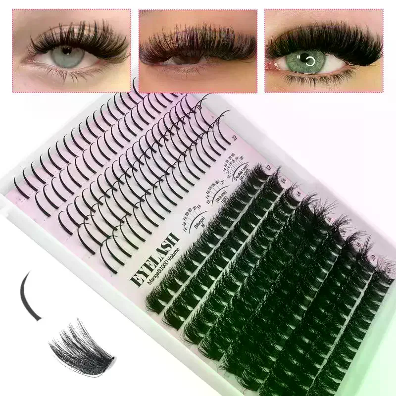 Eyelash Extension Volume Lashes - Wimperclusters Kit Wimper Spikes Wimperclusters Volume