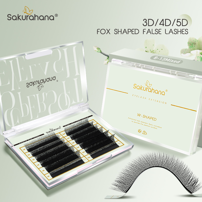 Eyelash Extension Fox Eye - SAKURAHANA Fox 3D 4D 5D Vormige