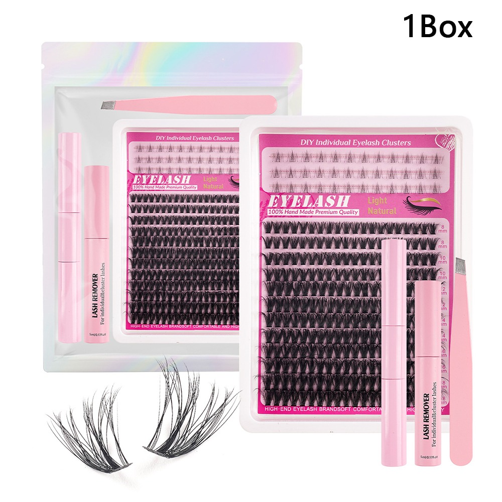 Eyelash Extension Wispy - 8-18mm Lange Kunstwimpers Natuurlijke Look Pluizige