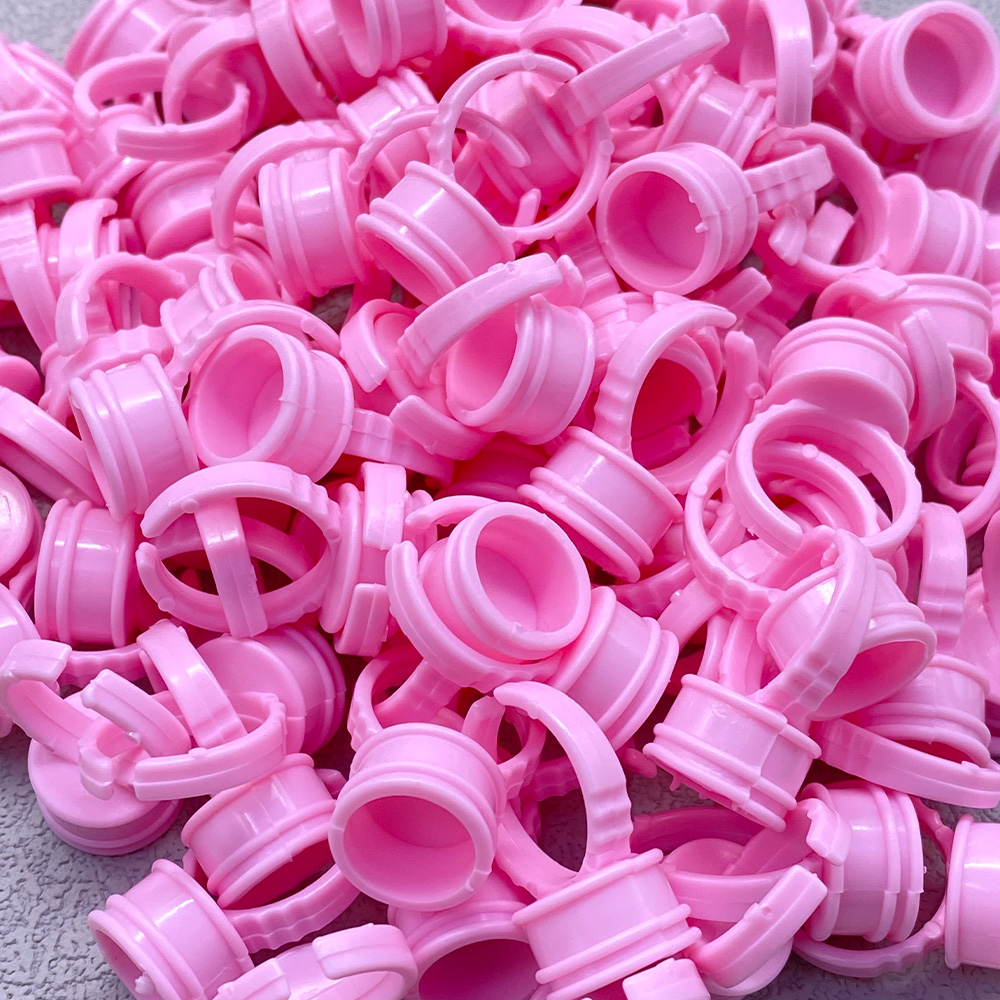 100 Stuks Wegwerp Lijm Ring Cu - Eyelash Extension Volume Lashes recensie en prijs