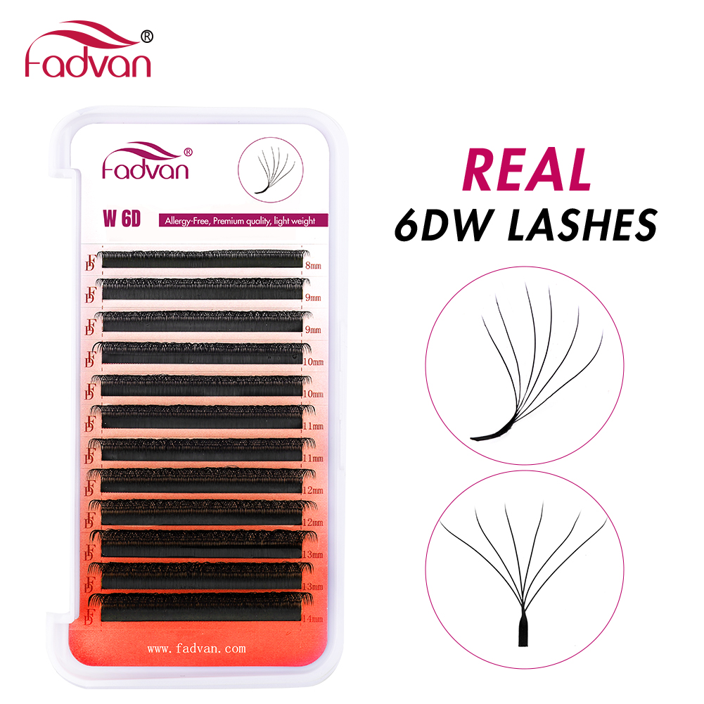 FADVAN Echte 6D W wimpers 0,07 - Eyelash Extension Logo recensie en prijs