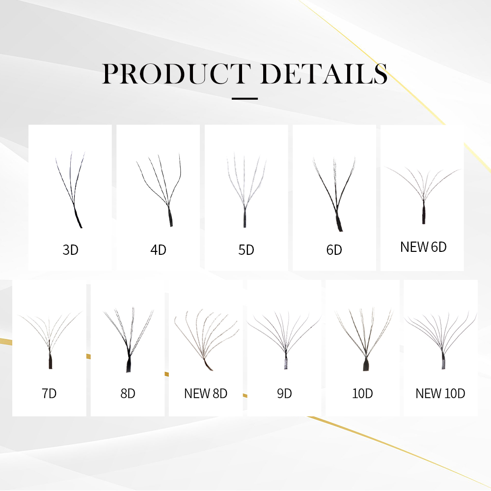 DeceMars 3DW/4DW/5DW/6DW/NIEUW - Eyelash Extension Logo recensie en prijs