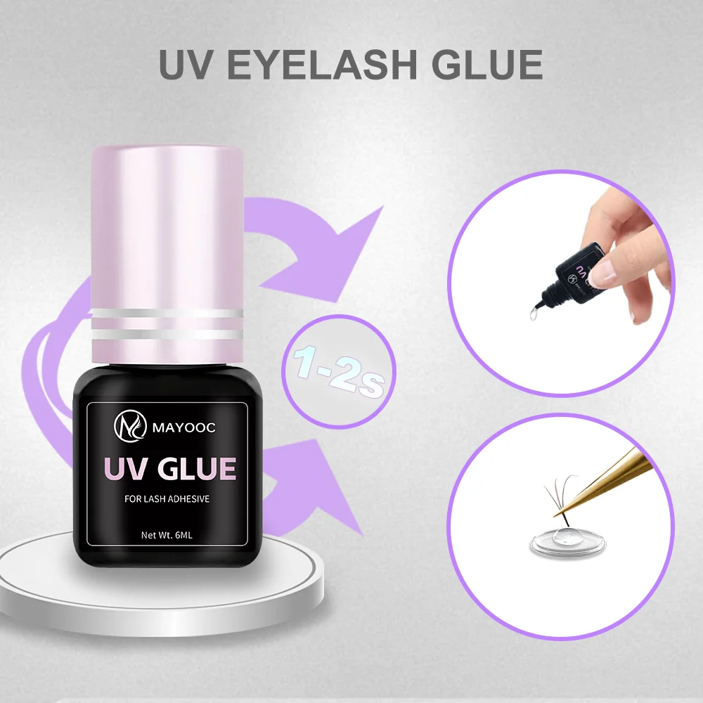 MAYOOC Sneldrogende 0.1S UV Wi - Eyelash Extension Logo recensie en prijs
