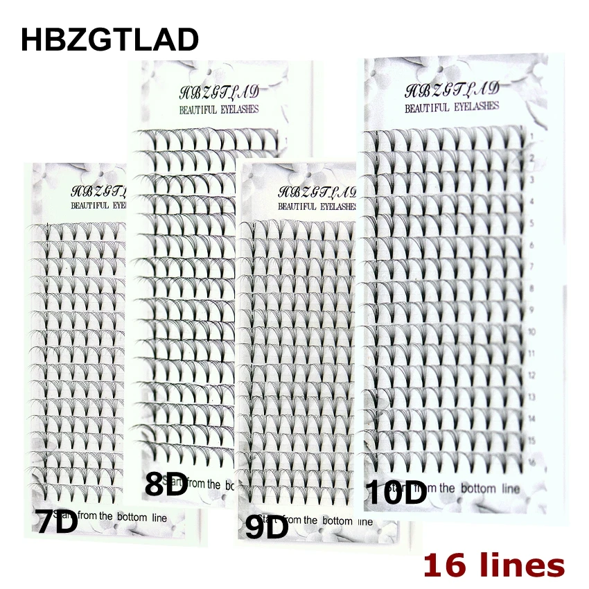 HBZGTLAD 16 Lijnen Grote Capac - Eyelash Extension Russian Volume recensie en prijs