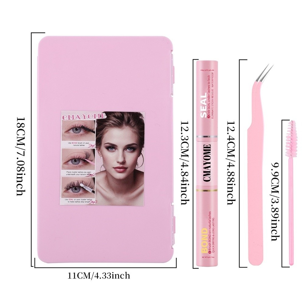 Bond & Seal Neppl wimpers Natu - Eyelash Extension Volume Lashes recensie en prijs