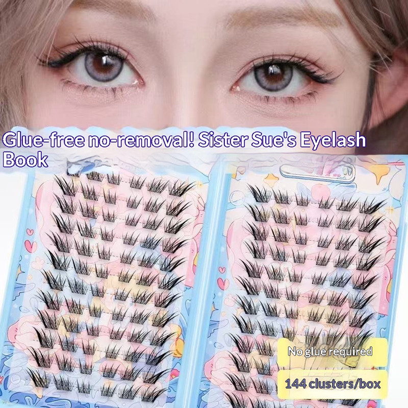 120 Clusters Geen Lijm nodig V - Eyelash Extension Fox Eye recensie en prijs