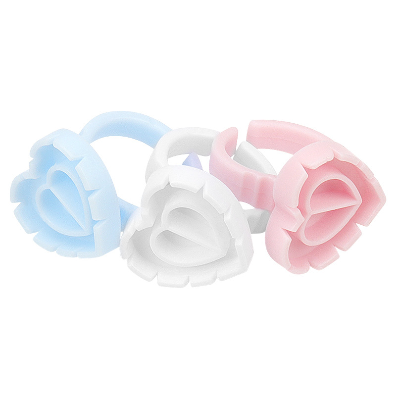 100 Stuks Wegwerp Lijm Ring Ho - Eyelash Extension Volume Lashes recensie en prijs