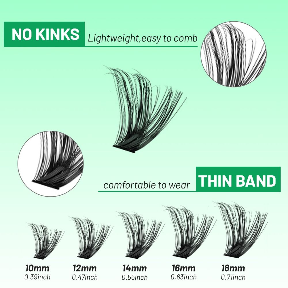 Natuurlijk uitziende valse wim - Eyelash Extension Wispy recensie en prijs