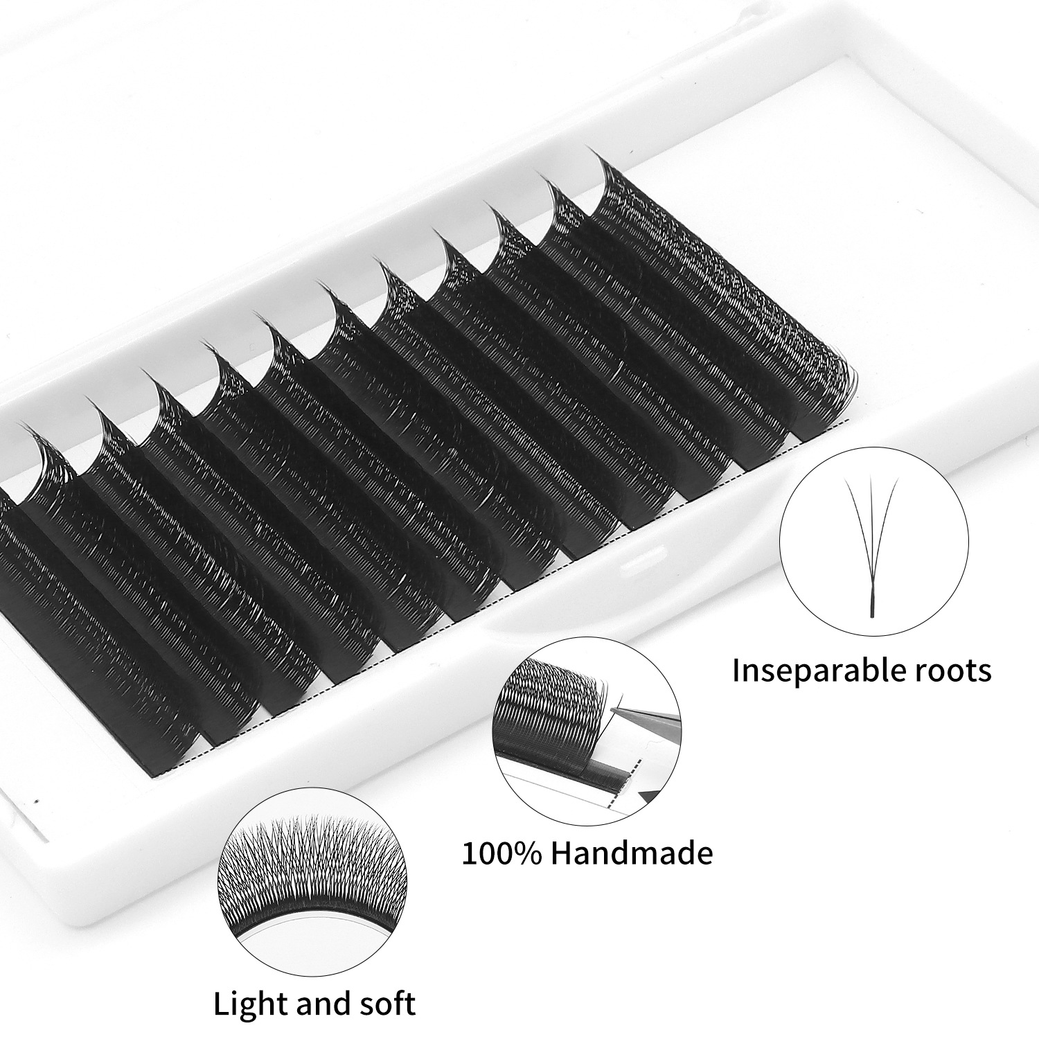 Groothandel 3D 4D 5D W-vormige - Eyelash Extension Logo recensie en prijs