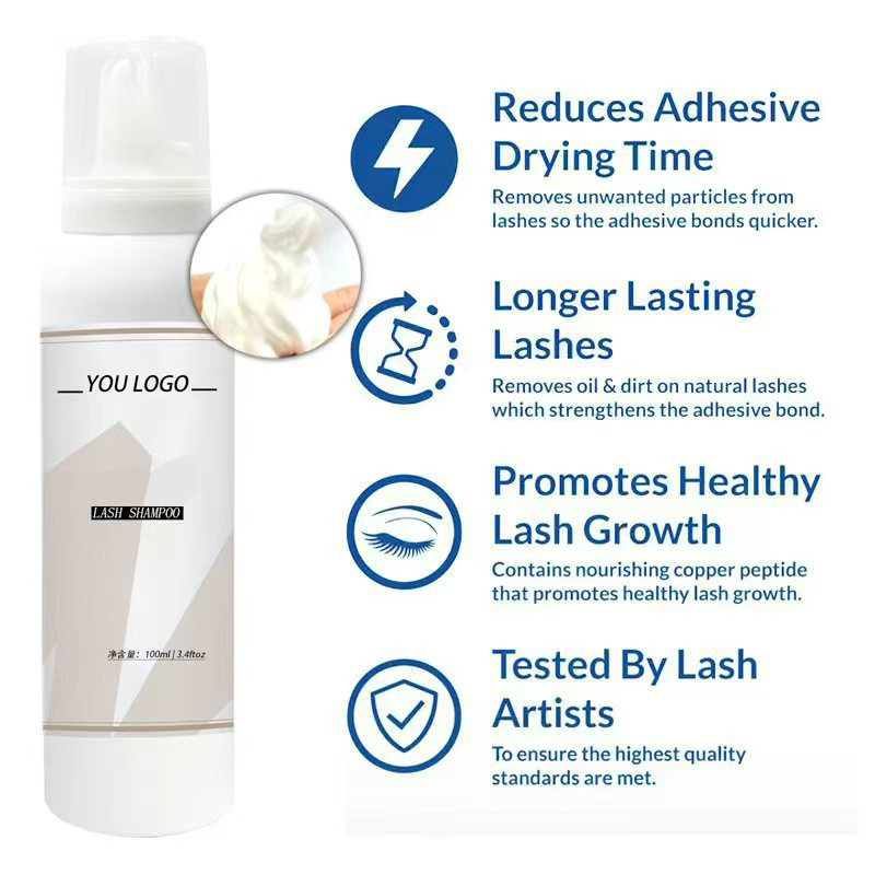 Aangepaste Slagroom Wimpercrèm - Eyelash Extension Logo recensie en prijs
