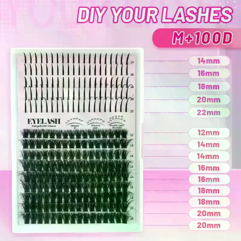 Wimperclusters Kit Wimper Spik - Eyelash Extension Volume Lashes recensie en prijs